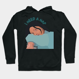 most likely to take a nap Sticker Hoodie